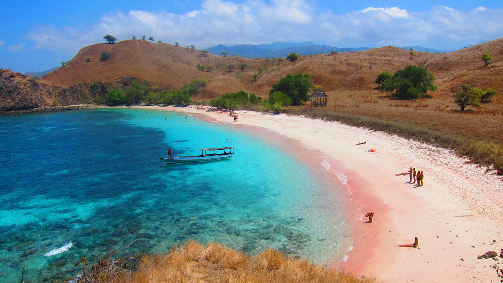 Pink Beach is one of the tourist attractions that you must visit