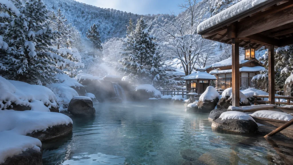 hokkaido winter onsen retreat